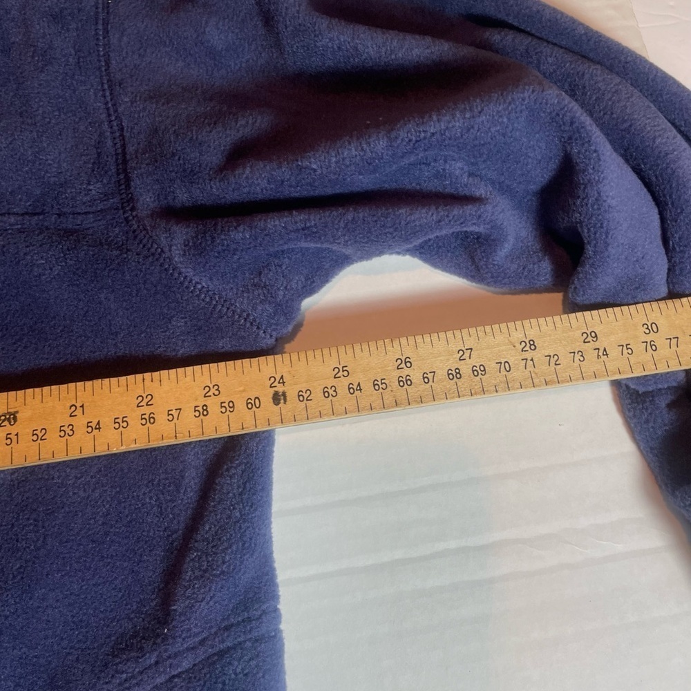 Preswick & Moore Full Zip Fleece Jacket Deep Navy Men’s Cozy Layer Size Medium - Picture 8 of 9